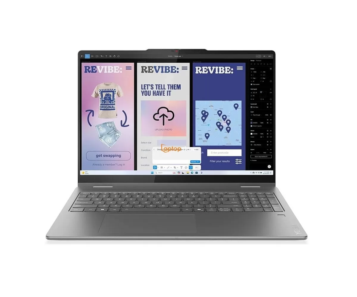 Lenovo Yoga 7 16ILL10 (Flip) - 16,0" FHD+ Touch / Core Ultra 7-256V / 16GB / 1TB - 4