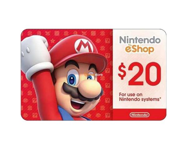 Nintendo eShop Gift Card $20 USA - 26355